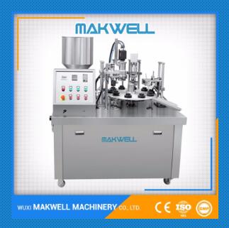semi-automatic plastic tube filling sealing machine