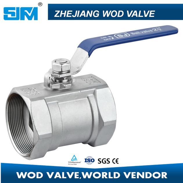 Stainless Steel 1PC Ball Valve