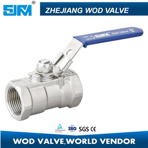 Stainless Steel 1PC Ball Valve