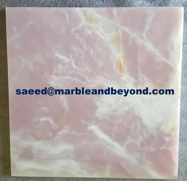 Pink Onyx Tiles