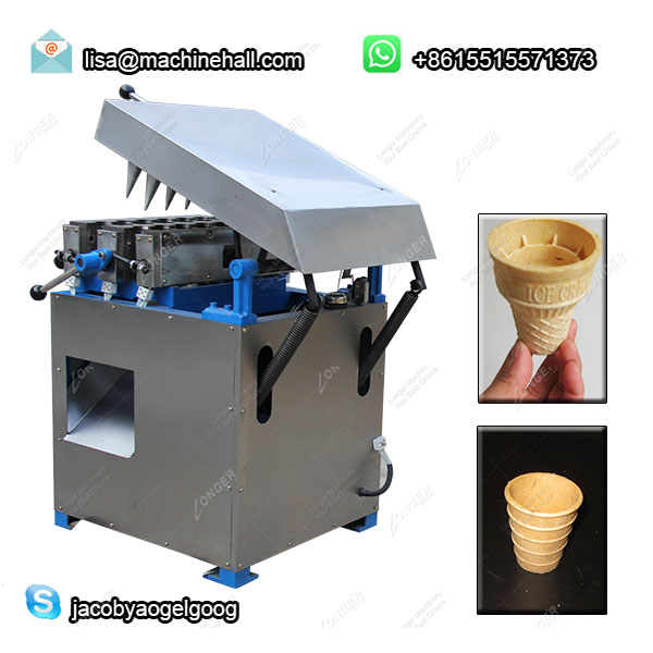 Semi Automatic Ice Cream Cone Making