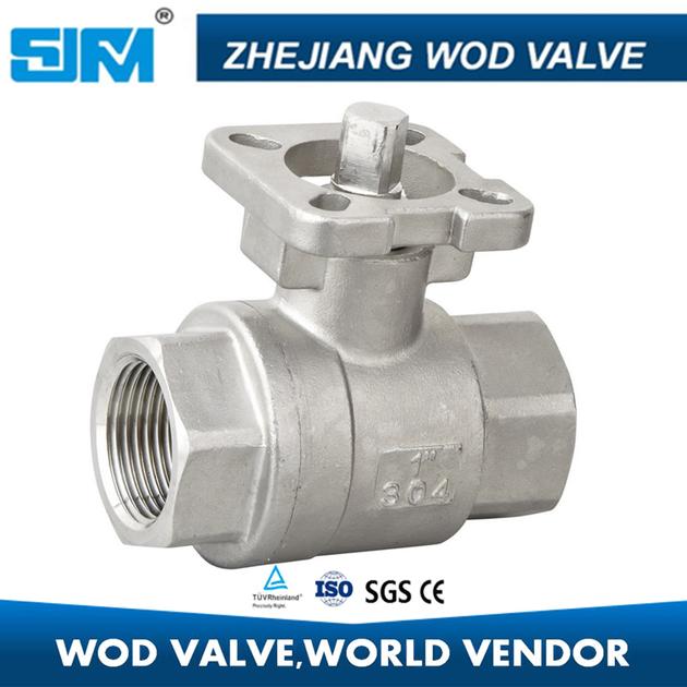 stainless steel 2PC ball valve 