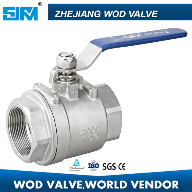 Stainless Steel 2PC Ball Valve
