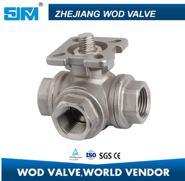 Stainless Steel 3way Ball Valve