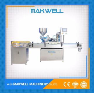 cosmetic piston filling machine