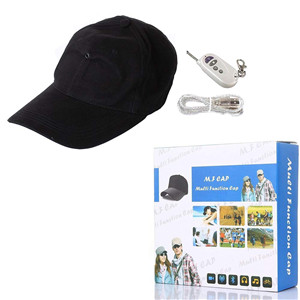 8GB 1080P Camera Hat, Outdoor Sport Camera,  Covert Video Recorder Remote Control Baseball Cap Weara
