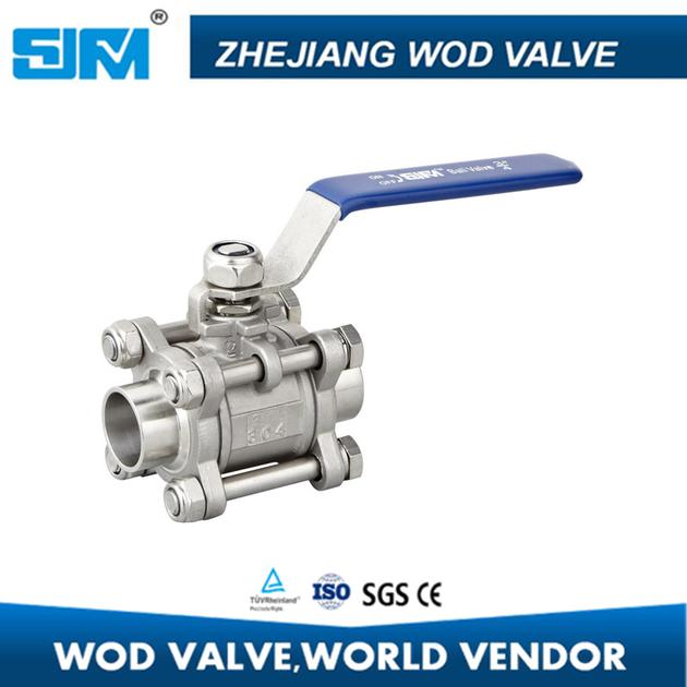 Stainless Steel 3PC Ball Valve
