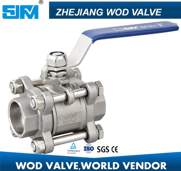 Stainless Steel 3PC Ball Valve