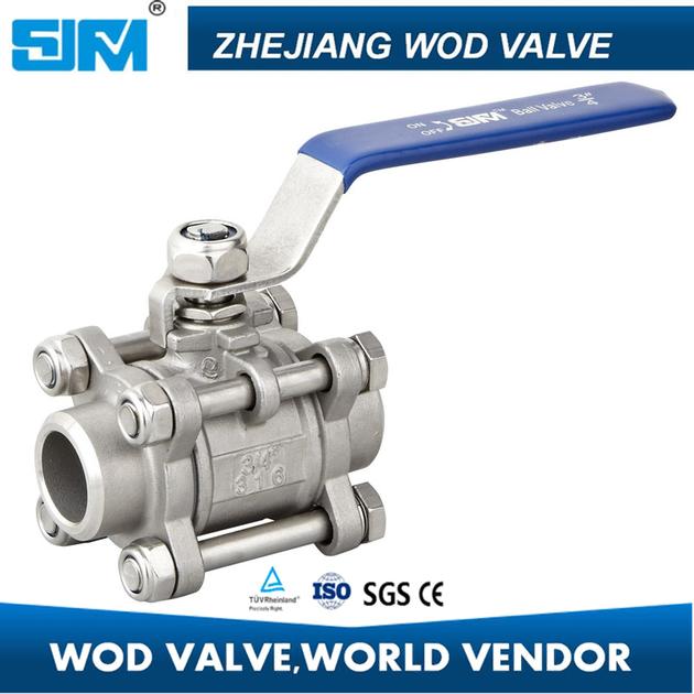 Stainless Steel 3PC Ball Valve