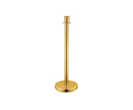 LG-M1 Titanium Golden Queue Barrier Stainless Steel Crowd Control Stanchion Posts