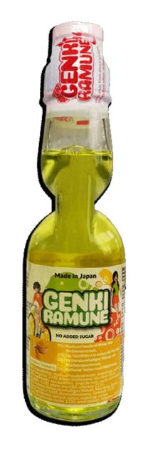 Golden Turmeric  Genki (HEALTHY) Ramune Soda