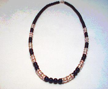 Elegant Black Pearl Necklace