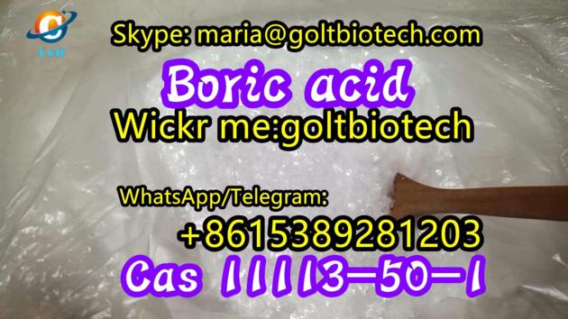 wi ckr:goltbiotech Boric acid Cas 11113-50-1 chunks Boric acid flakes for sale China supplier 