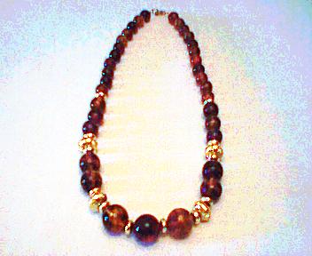 Fashionable Brown Necklace ( 060 )