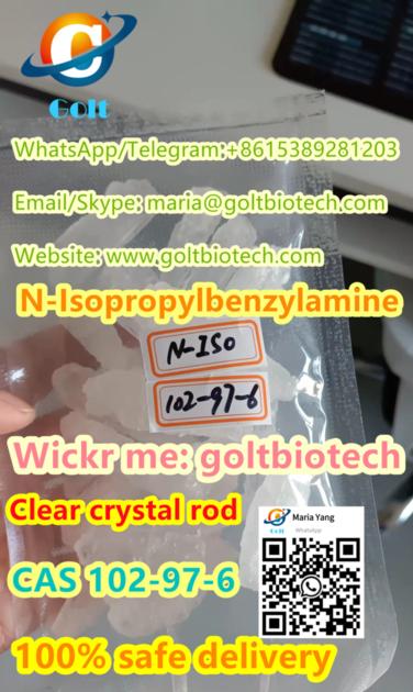 Free customs clearance 99% big bar crystal CAS 102-97-6 N-Isopropylbenzylamine 