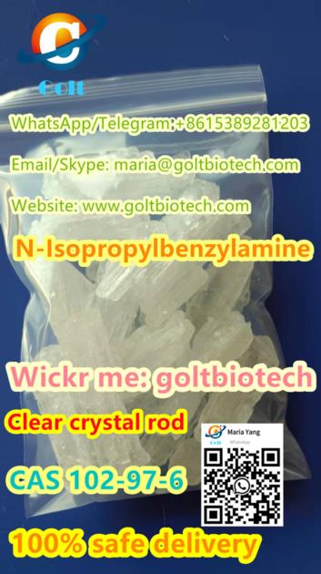 Isopropylbenzylamine CAS 102-97-6 clearly Crystal bar safe delivery to Europe 