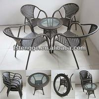 Cheap Rattan wicker chair set