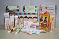 Lightening cream and gel tubes