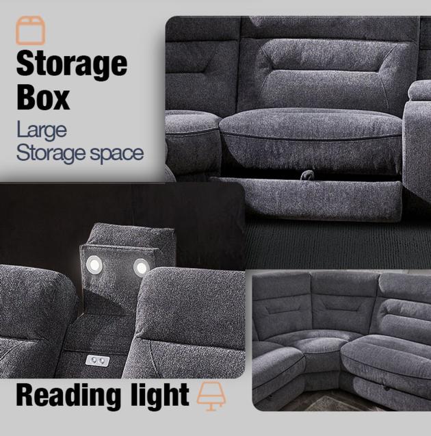 Nordic Furniture Modern Style Corner Sectional
