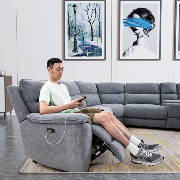 Luxury Furniture Corner Couch One Two
