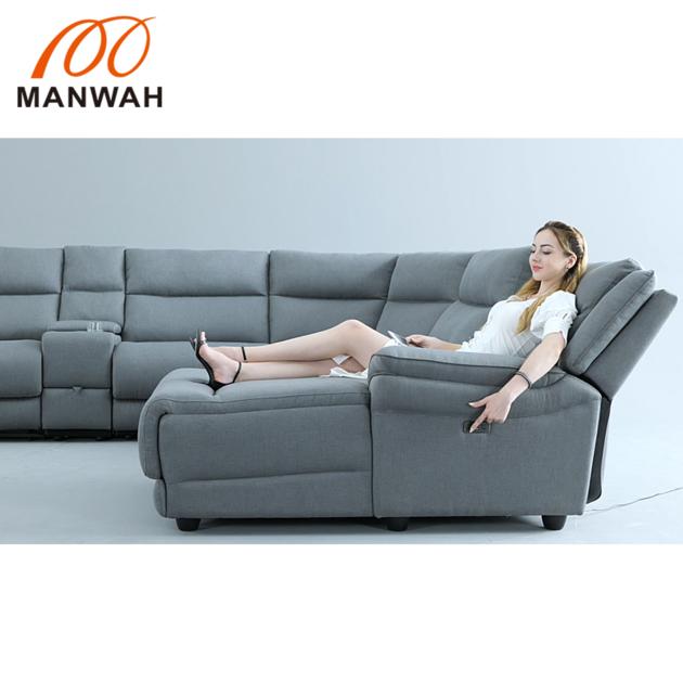Popular Furniture Large Sectional Grey Corner