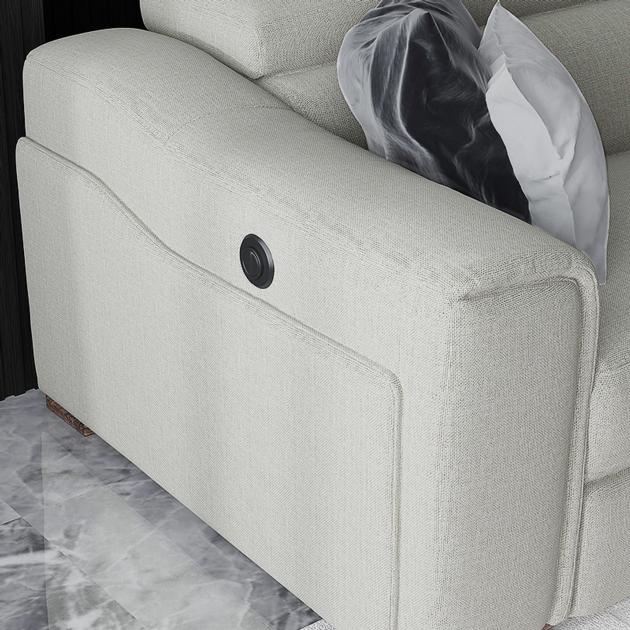 Modern Velvet Fabric Tufted Section Sofa