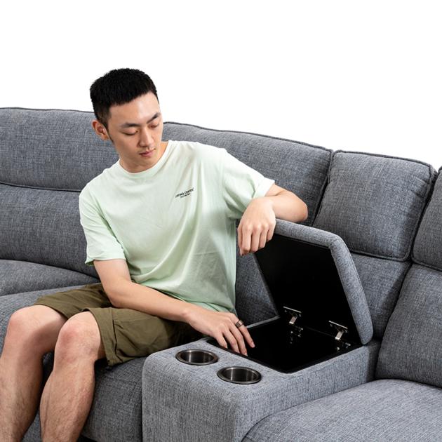 Luxury Furniture Corner Couch One Two