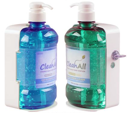 Dispenser Holder For Pump Type Mouthwash