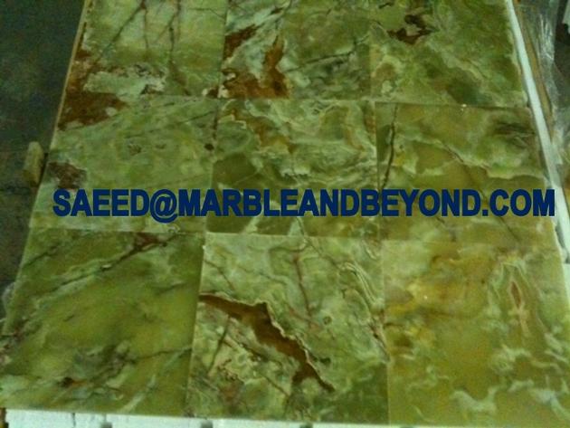 Dark Green Onyx Tiles