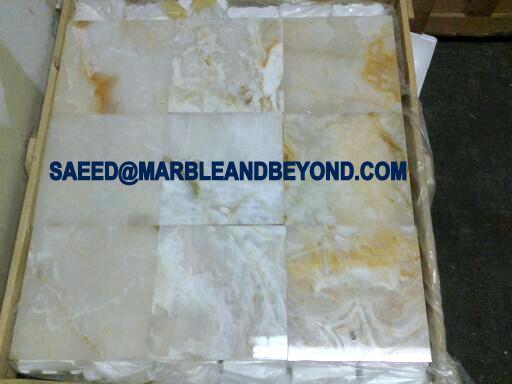 White Gold Onyx Tiles