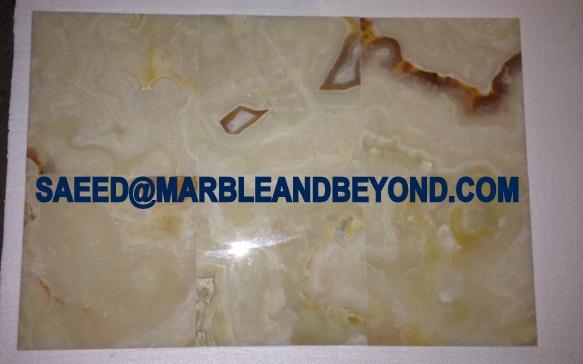 White Gold Onyx Tiles