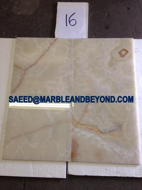 White Gold Onyx Tiles