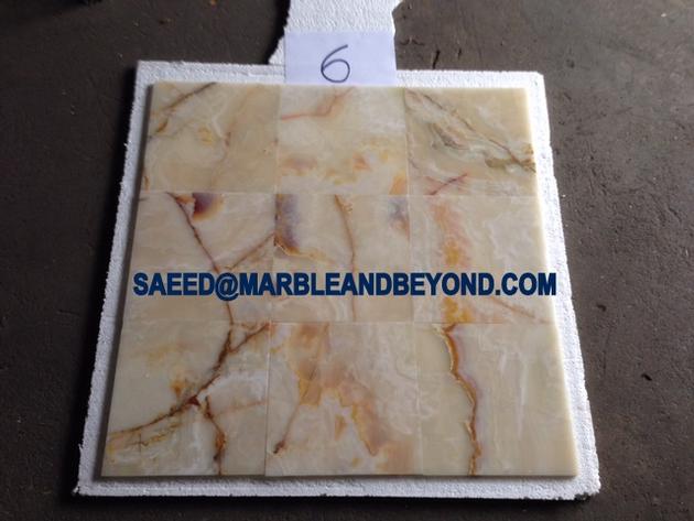 White Gold Onyx Tiles