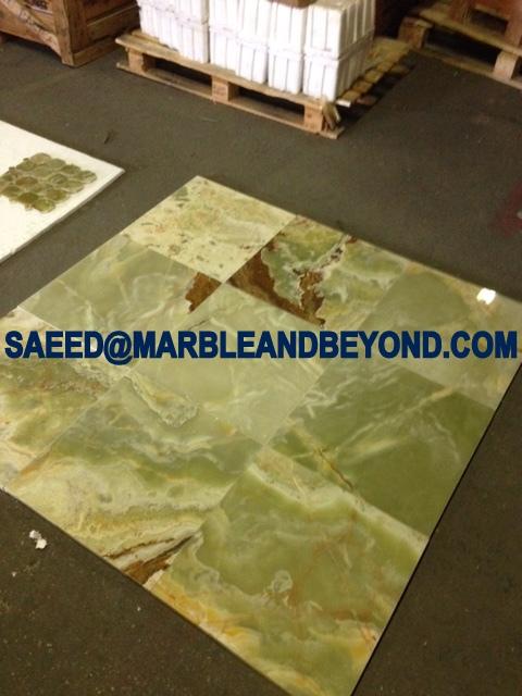 Dark Green Onyx Tiles
