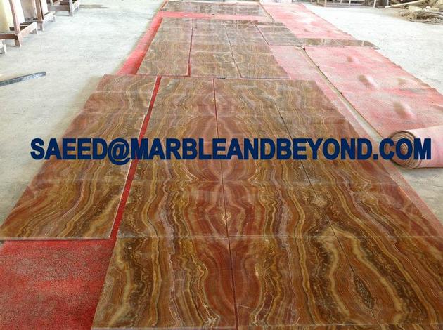 Red Onyx Tiles