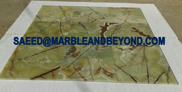 Dark Green Onyx Tiles