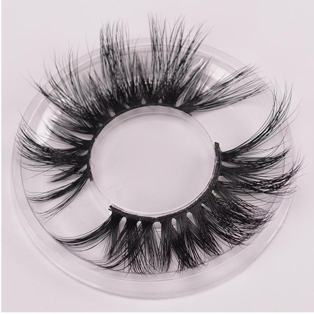 100% 3D Mink Eyelashes 25mm Real Eyelash Private Label 100% 3D Mink Eyelashes