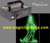 . Single Green Flash Laser Light