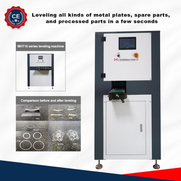 Roller leveling machine and straightening machine for any metal sheet