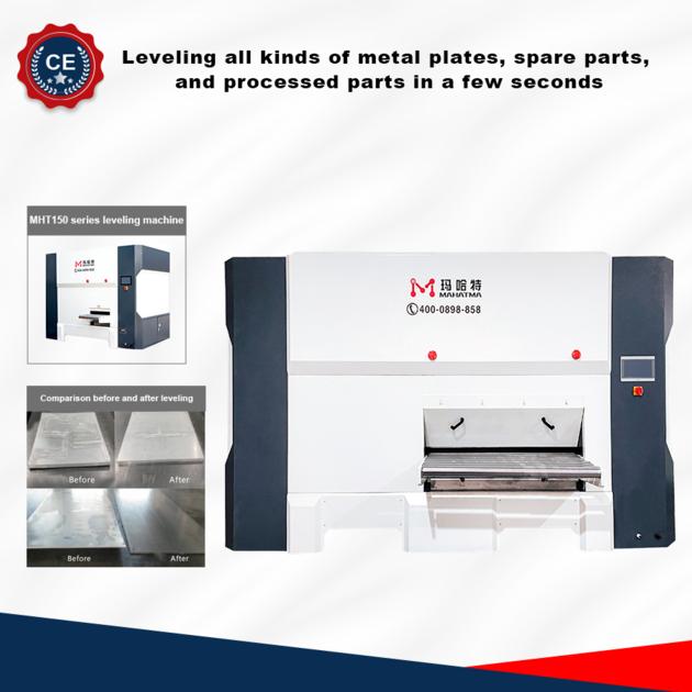 Hydraulic leveling machine and Metal Straightening Machine For Thick Parts and  Aluminium Sheet  St