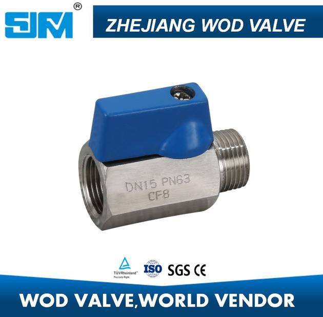 Stainless Steel 1PC MINI Ball Valve