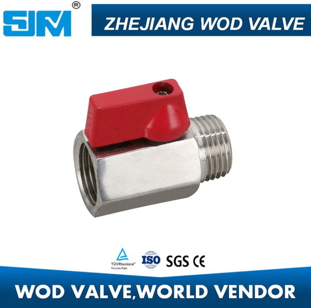 Stainless Steel 1PC MINI Ball Valve