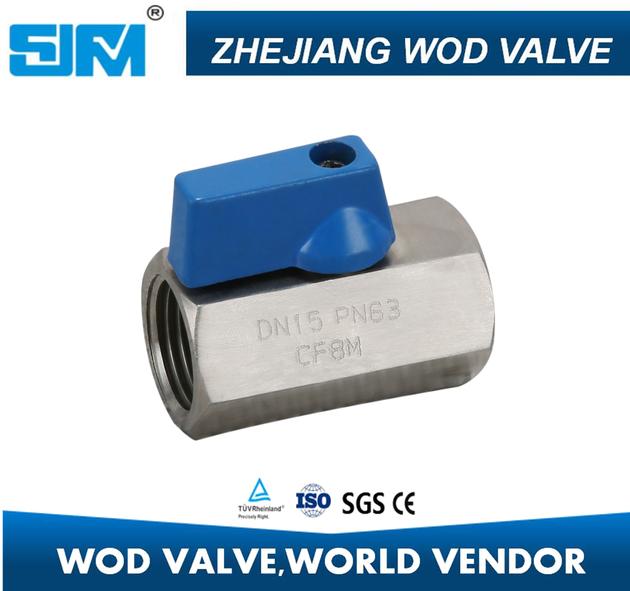 stainless steel 1PC MINI ball valve 