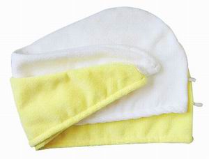 1.	Product name: Tricot knitted terry Microfiber Bath Cap