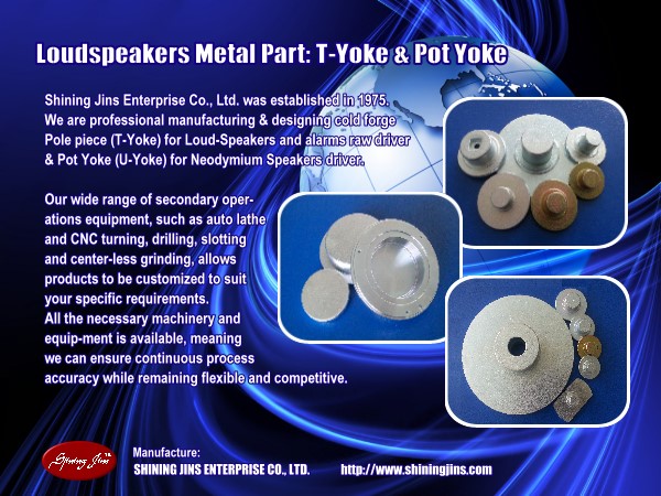 Speaker T-Yoke made in Taiwan 1
