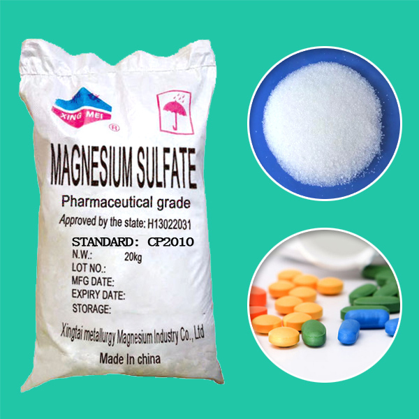  Magnesium Sulphate Pharma Grade EP USP BP GMP