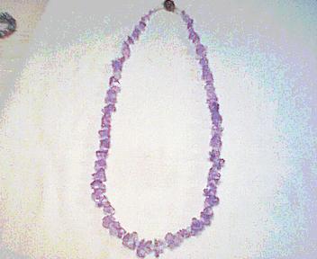 Violet Glass necklace