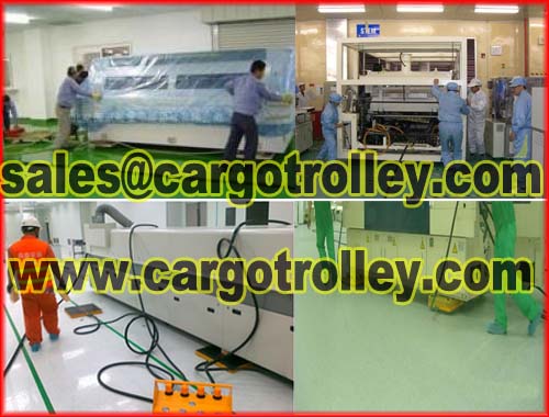 Air caster working picture