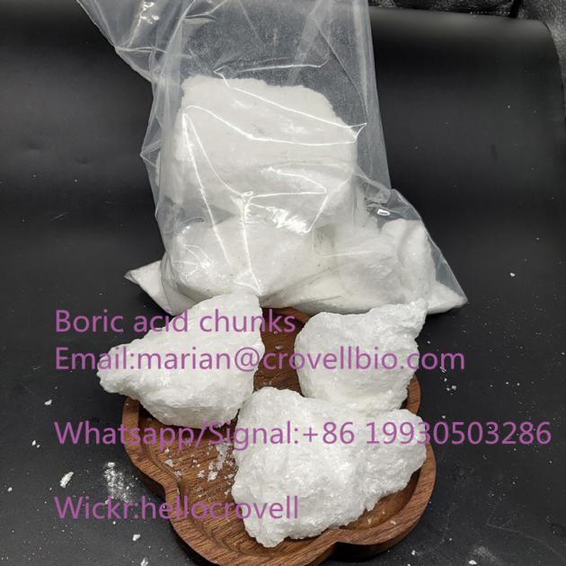 Boric acid chunks hot sale Whatsapp +86 1993053286 marian@crovellbio.com