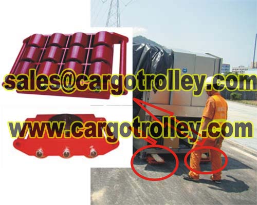Roller dollies also know as equipment roller kit